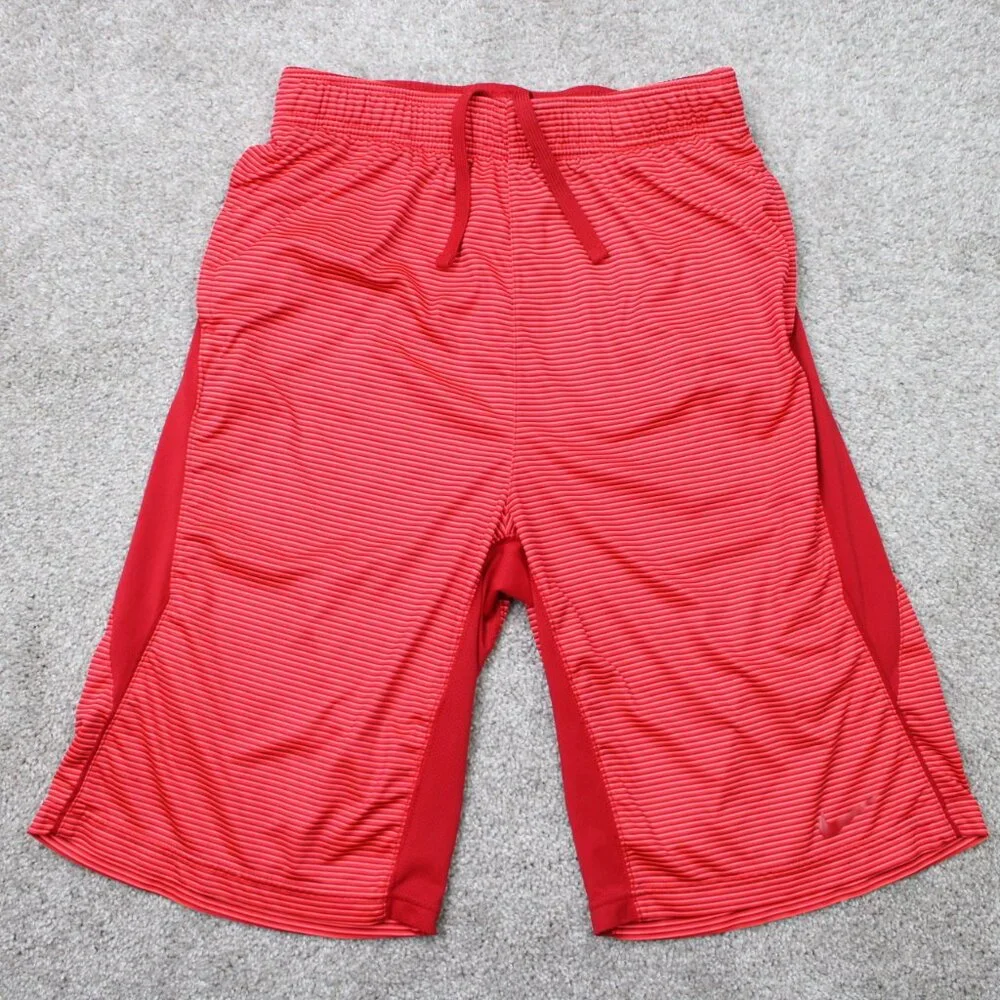 Nike Shorts‎ Youth XL Red Dri-Fit Woven Training Drawstring Athletic